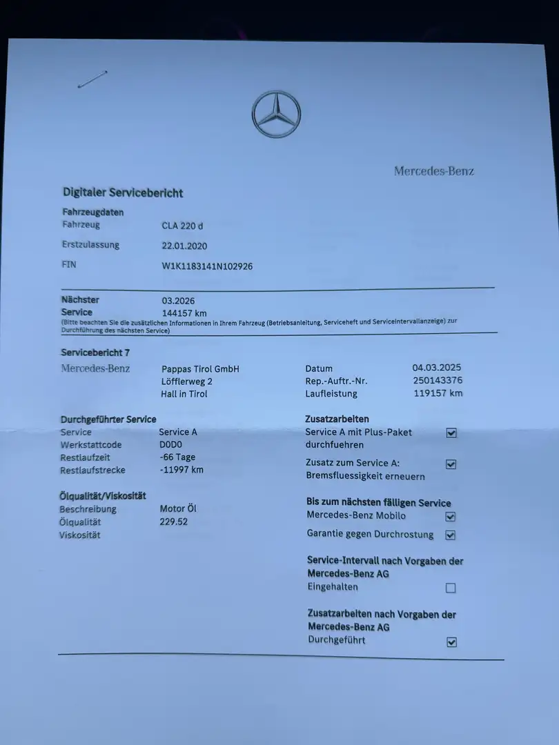 Mercedes-Benz CLA 220 CLA220D - 1