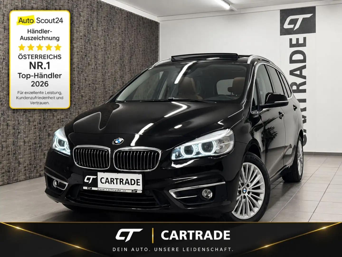 BMW 218 d Gran Tourer Luxury Line Aut. Braun - 1