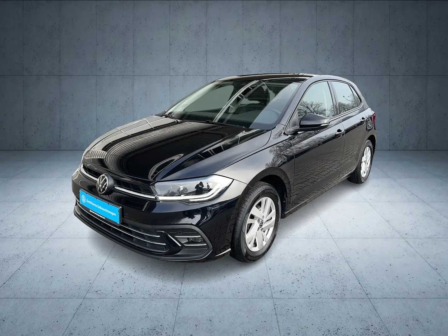 Volkswagen Polo Style 1.0 TSI DSG LED-MATRIX ACC PDC SHZ Schwarz - 2