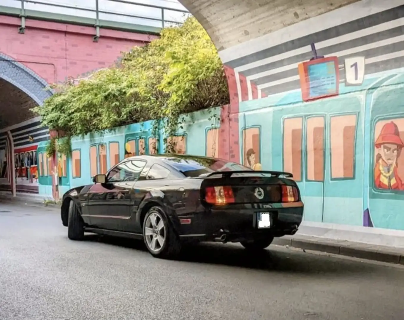 Ford Mustang GT Zwart - 2