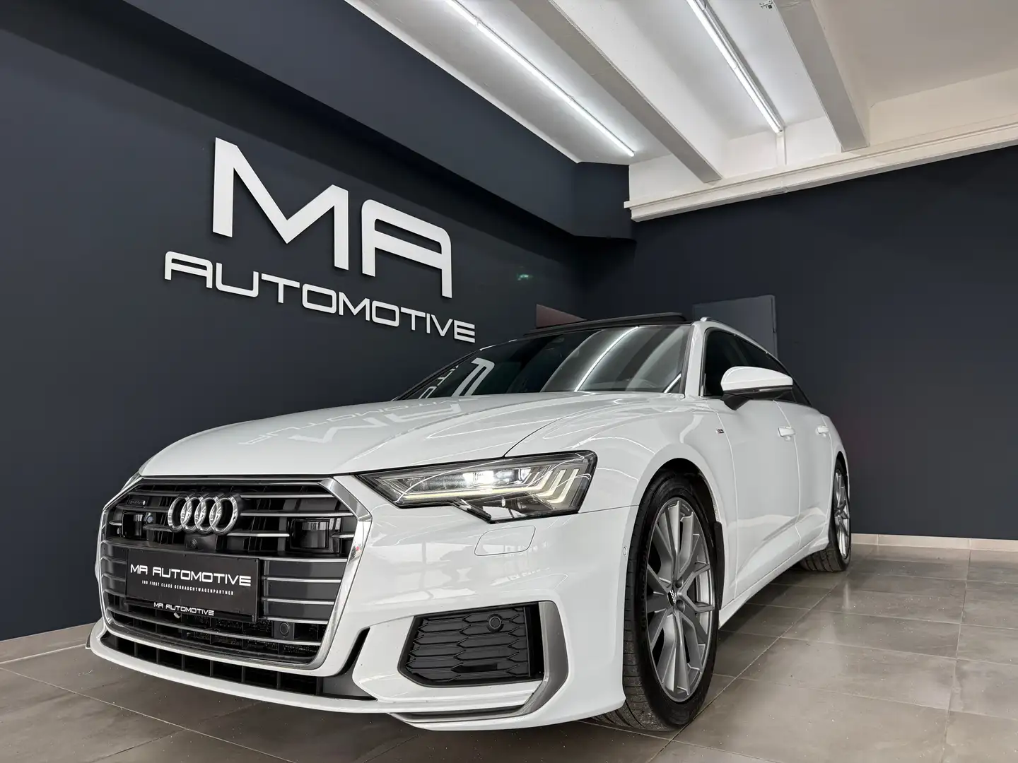 Audi A6 40 TDI quattro 3xS-Line *S6*MATRIX*PANO*360*B&O* Weiß - 2