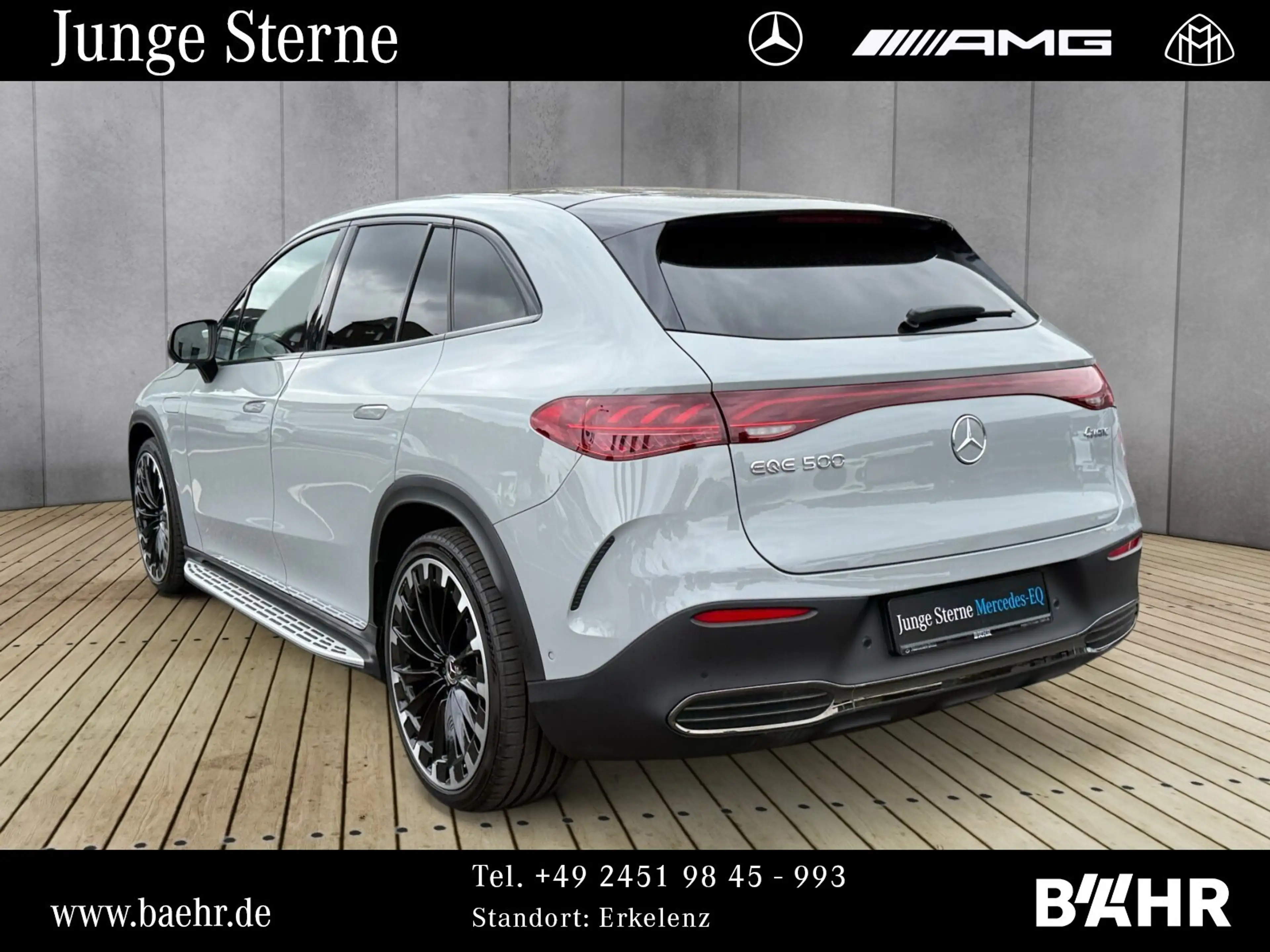 Mercedes-Benz EQE SUV EQE 500 4M SUV AMG+Night/Pano/Hyper/AHK/Burme. — photo 3