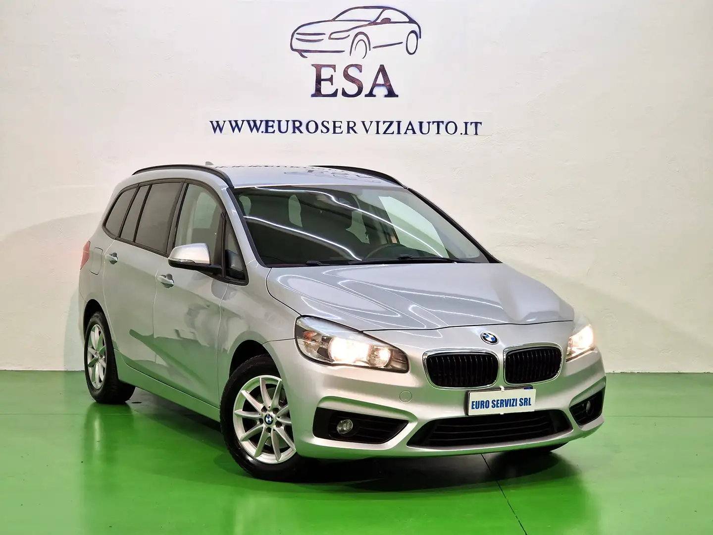 BMW 218 7 POSTI Grand Tourer 218d Grigio - 1