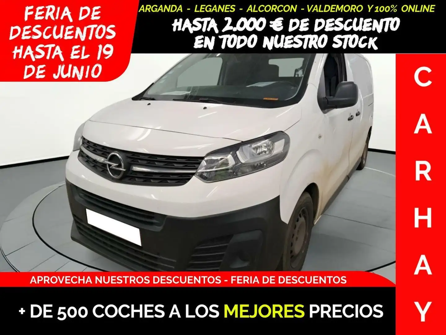 Opel Vivaro 2600 1.5 TD L2H1 BInj. Edition S-S EU6.2 Blanc - 1