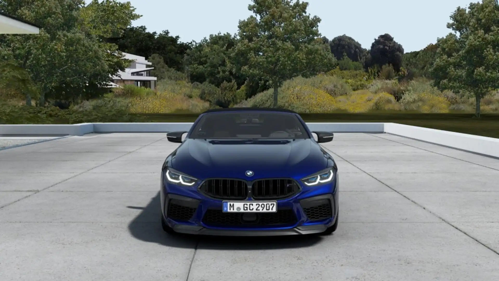 BMW M8 Cabrio Competition Blue - 2
