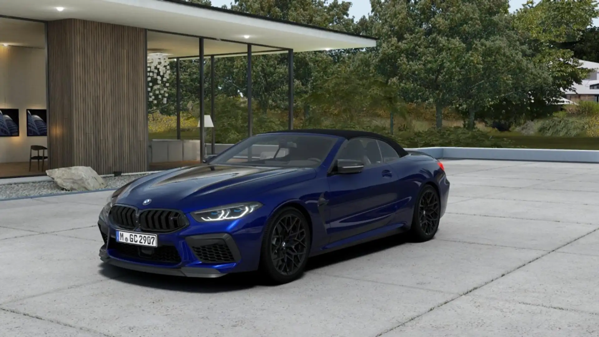 BMW M8 Cabrio Competition Blue - 1