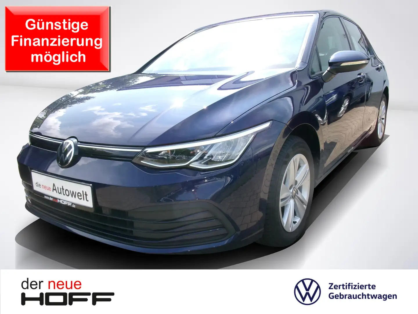 Volkswagen Golf VIII 1.0 TSI Life Navi ACC SHZ APP Einpark. v+h DA Bleu - 1
