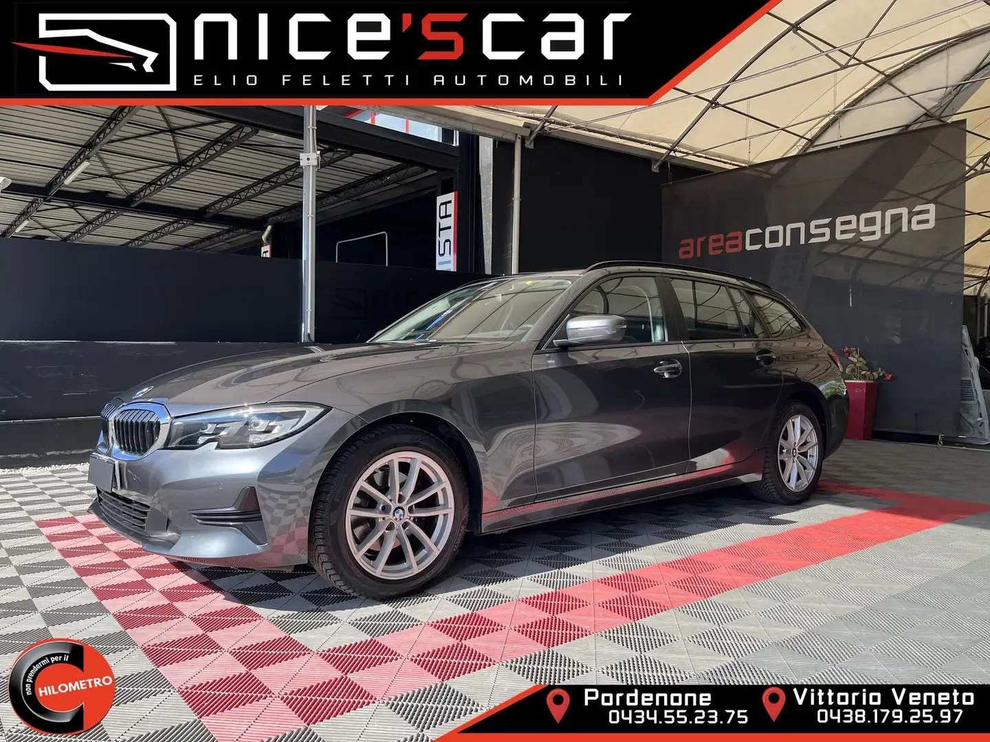 BMW 320 320d 48V Touring Business Advantage Grijs - 1