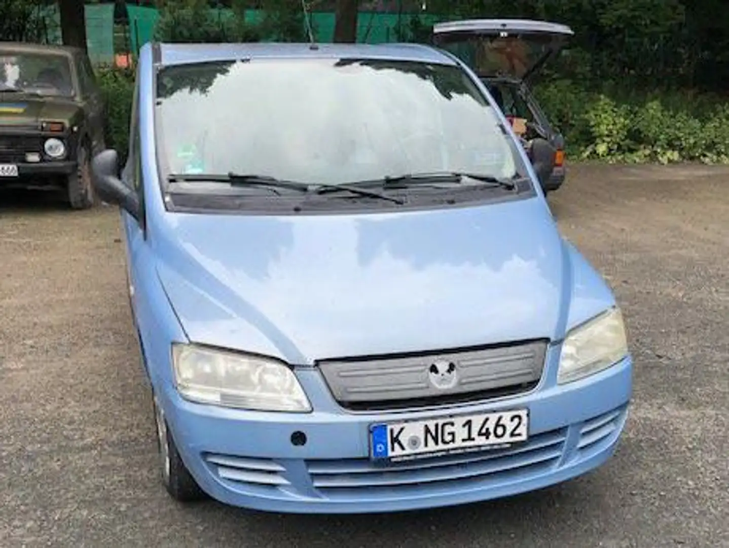 Fiat Multipla Klimaanlage, Anhängerkupplung, LPG Albastru - 1
