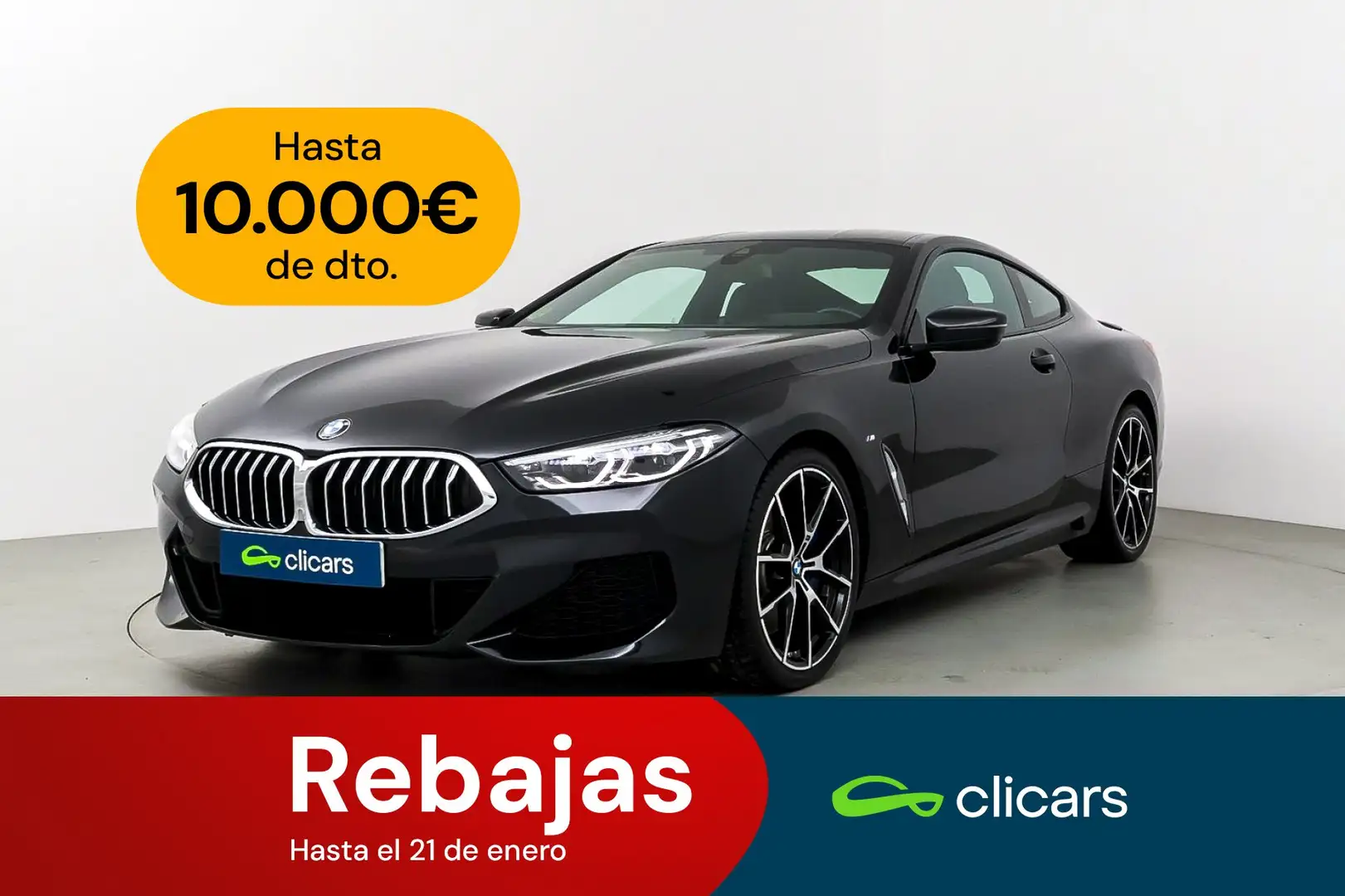 BMW 840 840d Coupé xDrive Noir - 1