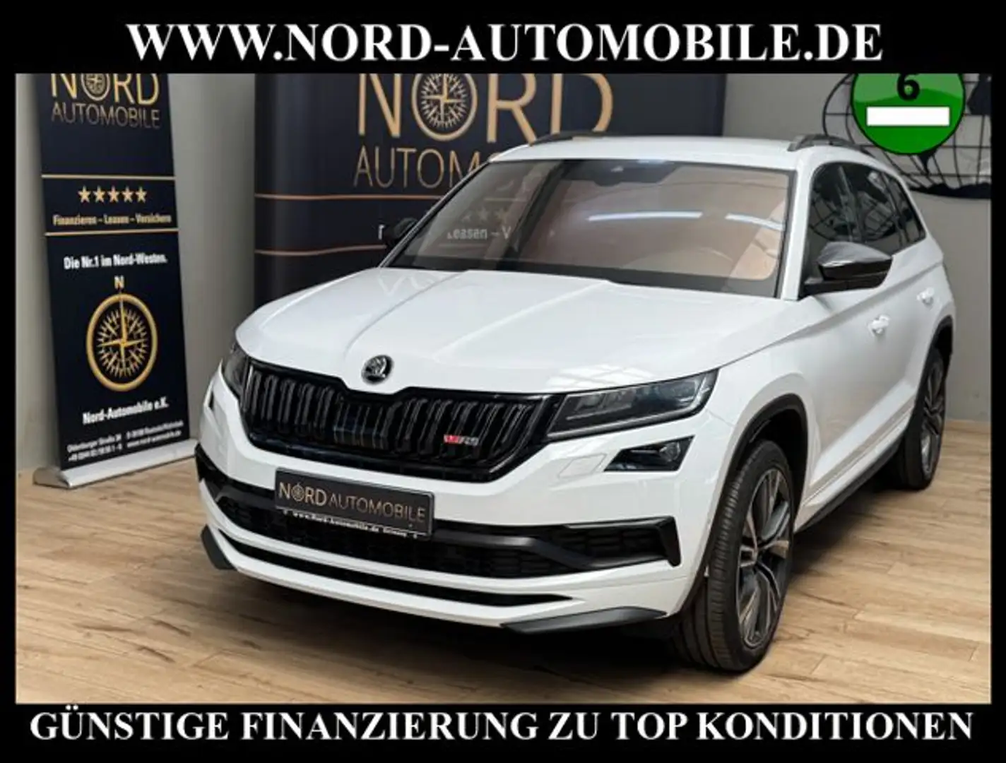 Skoda Kodiaq RS 2.0 TDI DSG AHK/Virt.Cockp/20/Kamera RS Bílá - 1