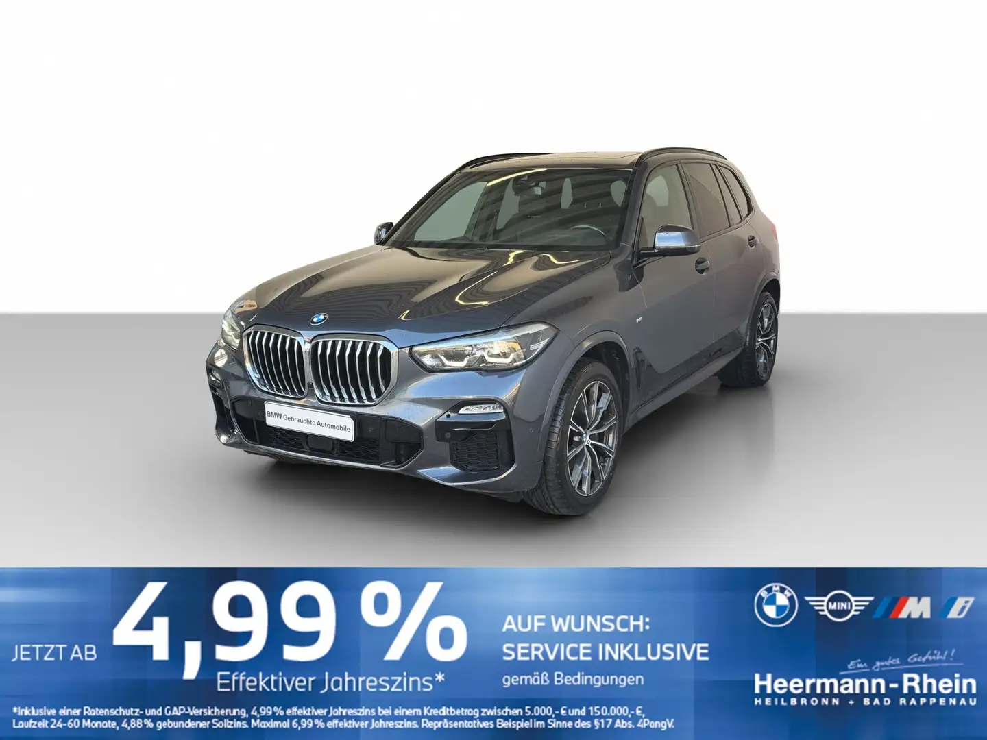 BMW X5 xDrive40iA M Sport LiveCock.Standh.ACC.LED.AH Grau - 2