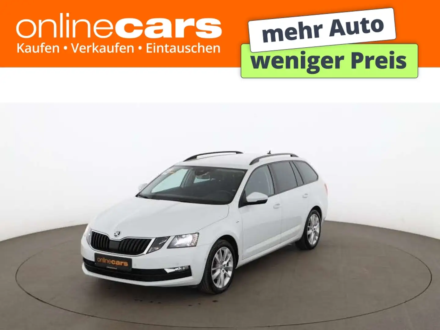 Skoda Octavia Combi 2.0 TDI Drive RADAR NAVI SITZHZG Weiß - 1