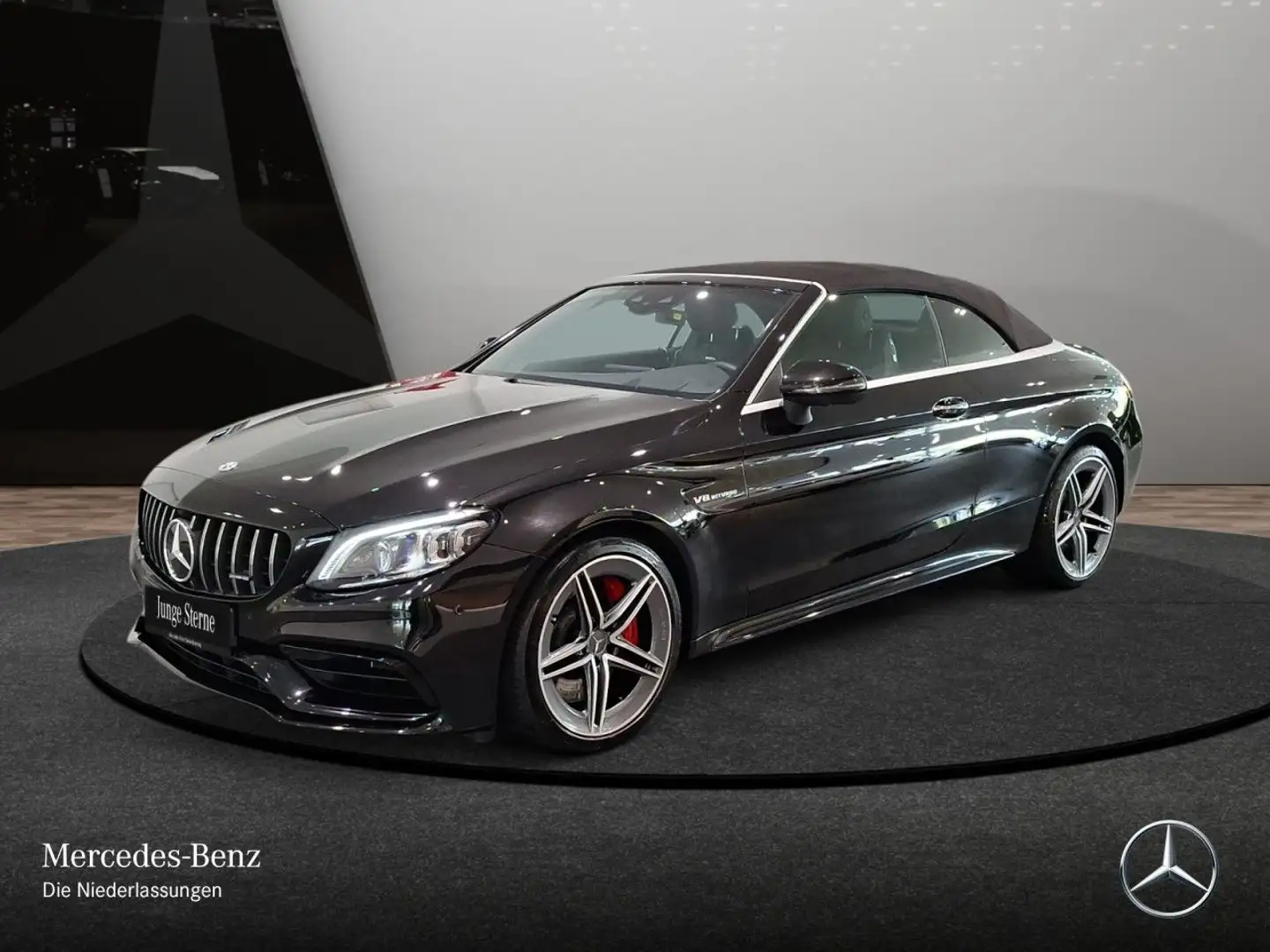 Mercedes-Benz C 63 AMG C 63 S Cabrio NIGHT+DRIVERS+360+MULTIBEAM+19"+HUD Noir - 2