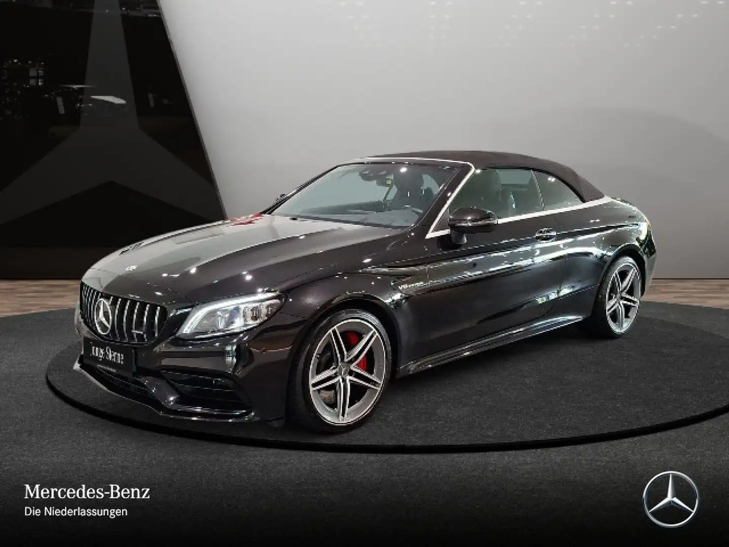 Mercedes-Benz C 63 AMG C 63 S Cabrio NIGHT+DRIVERS+360+MULTIBEAM+19"+HUD Schwarz - 2