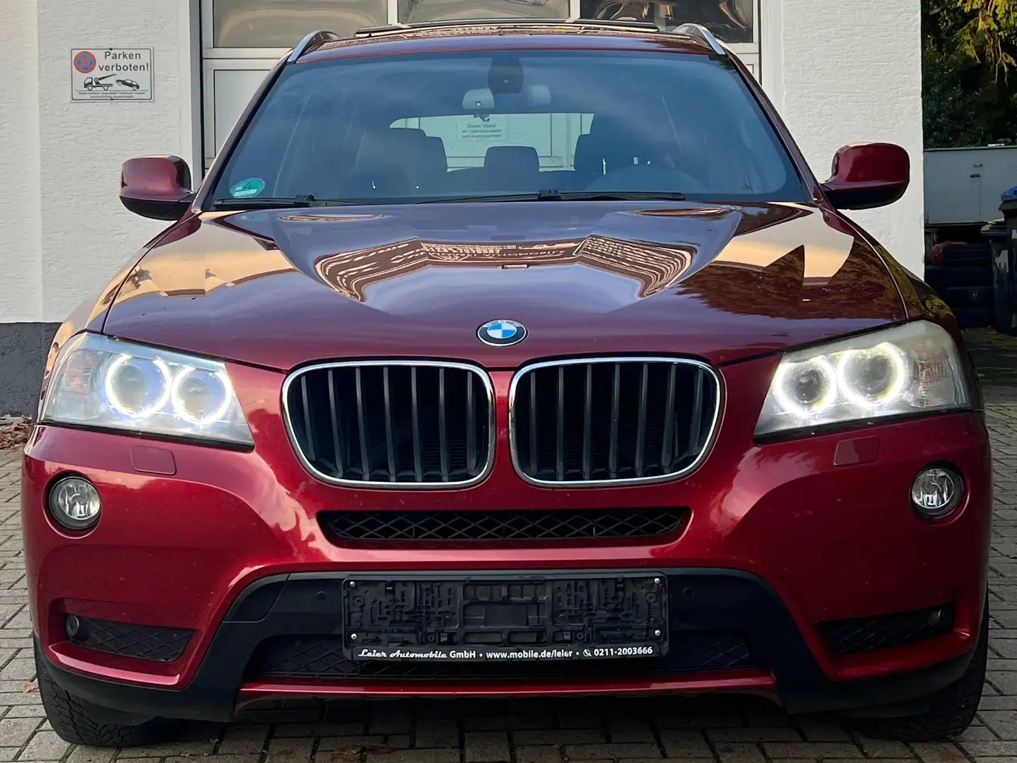 BMW X3 xDrive – TÜV 2027,Service neu,Vollausstattung Rot - 2