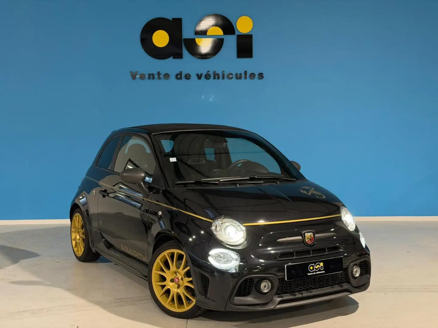 Abarth 595C Fiat 500  ABARTH SCORPIONEORO Black - 2