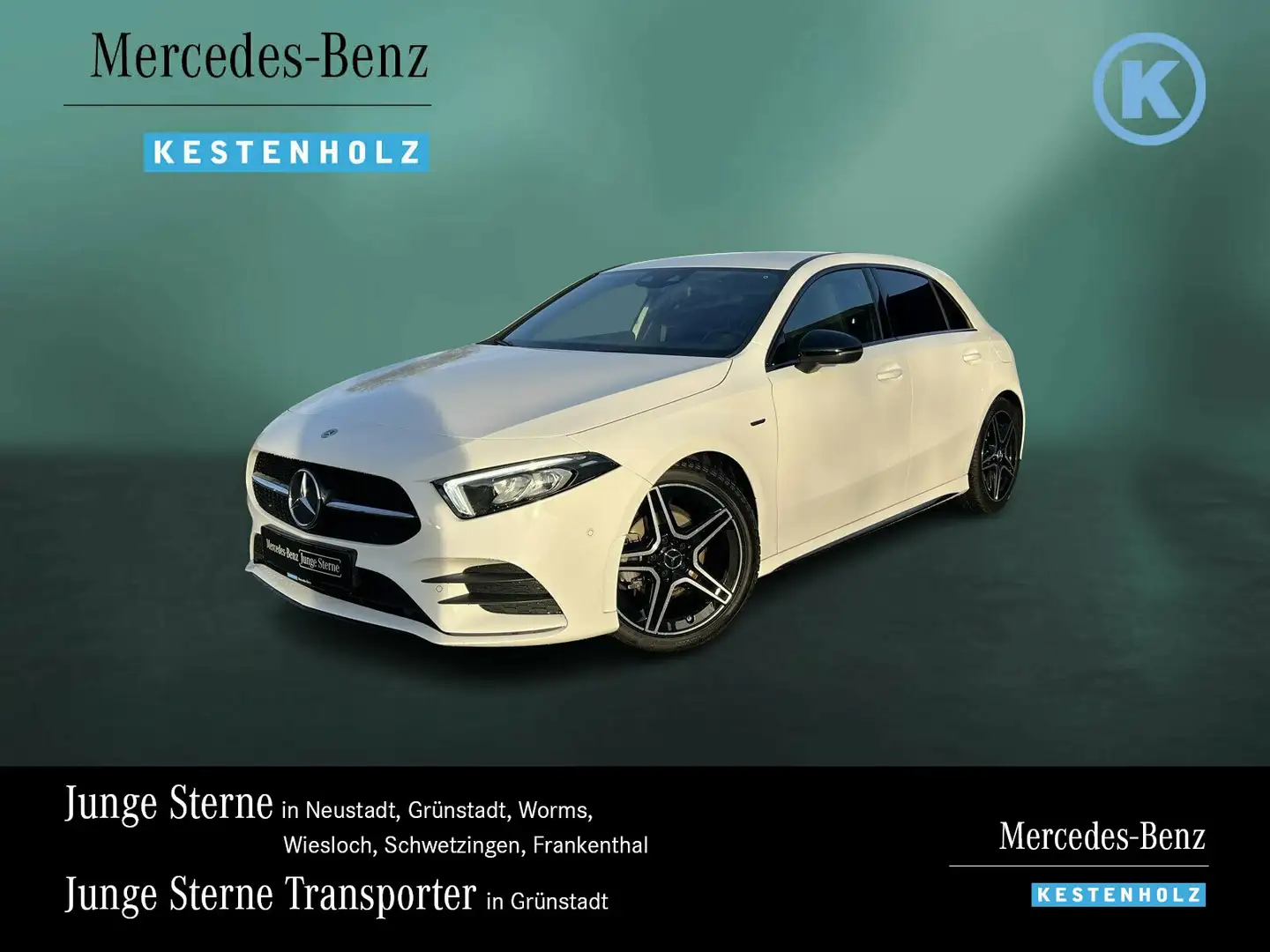 Mercedes-Benz A 180 A 180 AMG+NIGHT+EDIT-2020+AMBI+SOUND+SPUR/BREMS Weiß - 1