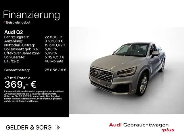 Audi Q2 TFSI quattro S line 140 kW LED*RFK*AHK*Virtua