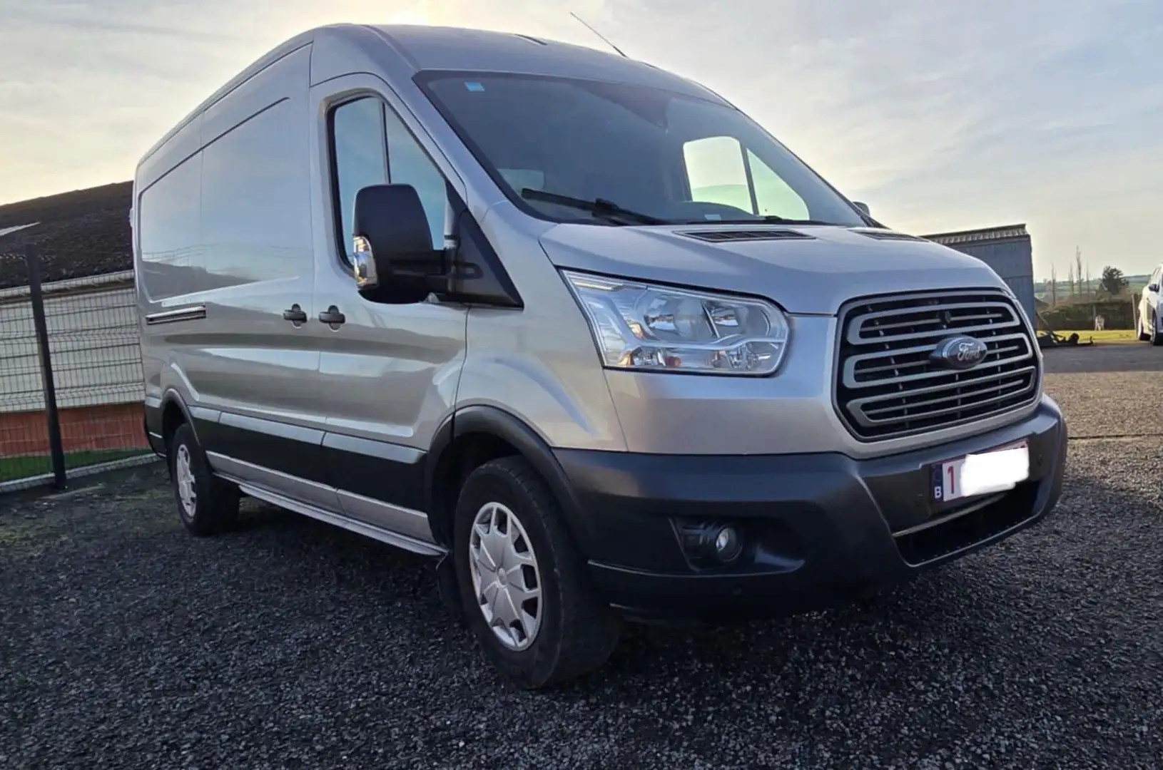 Ford Transit 2.0Tdci L3H2  Euro 6 Airco Navi Argent - 1