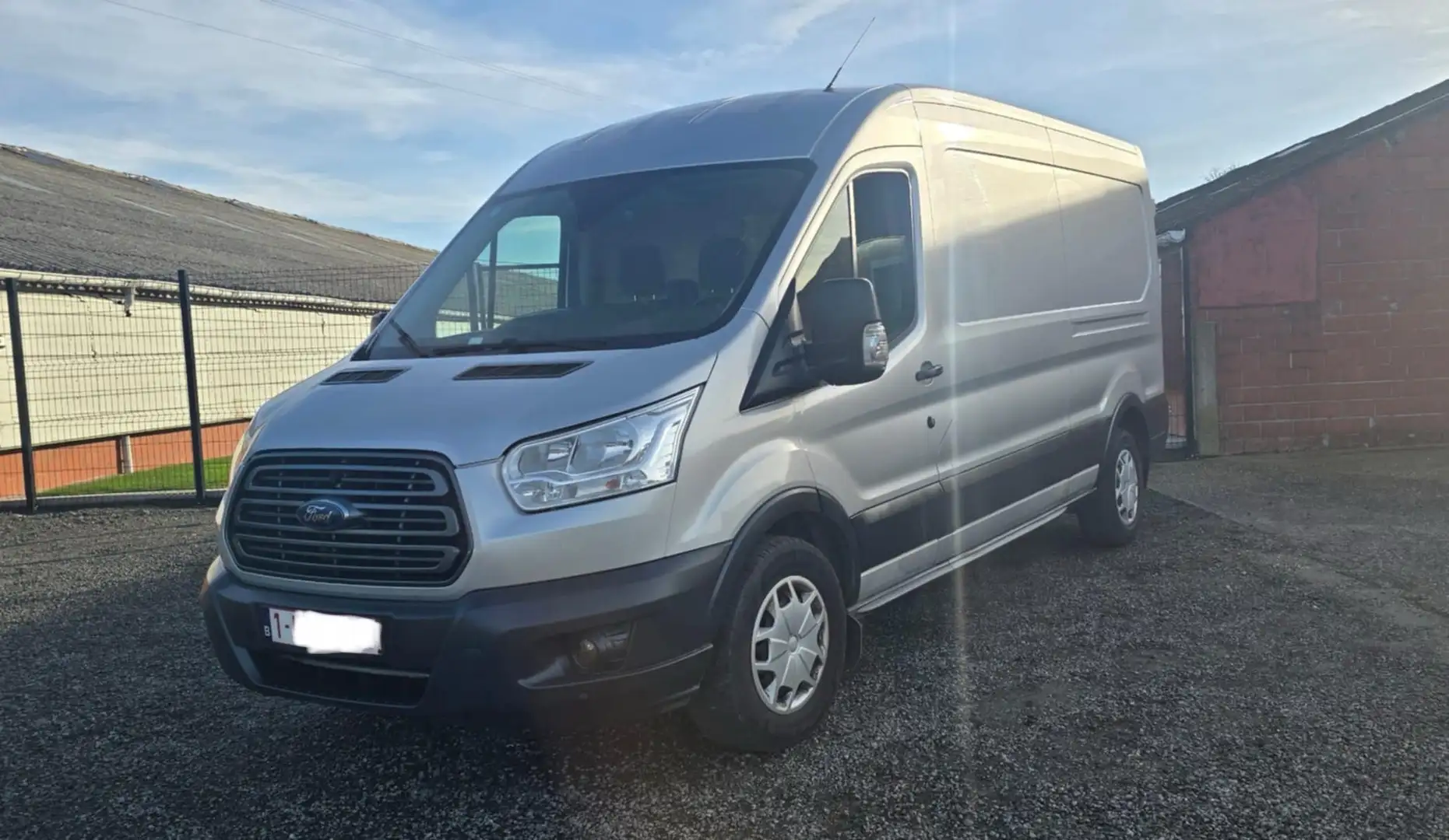 Ford Transit 2.0Tdci L3H2  Euro 6 Airco Navi Argent - 2