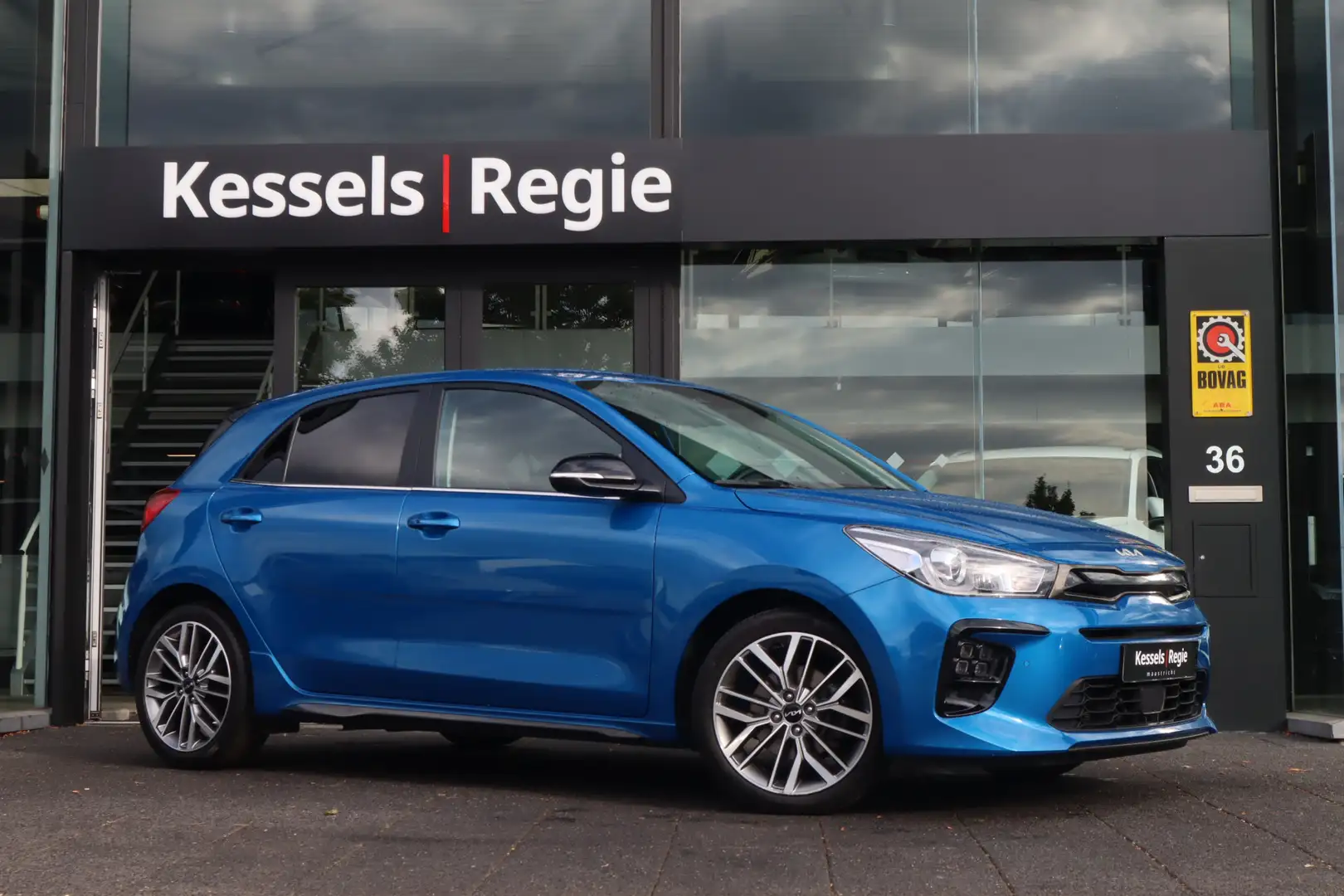 Kia Rio 1.0 T-GDi MHEV GT-Line Camera CarPlay Blis Blauw - 2