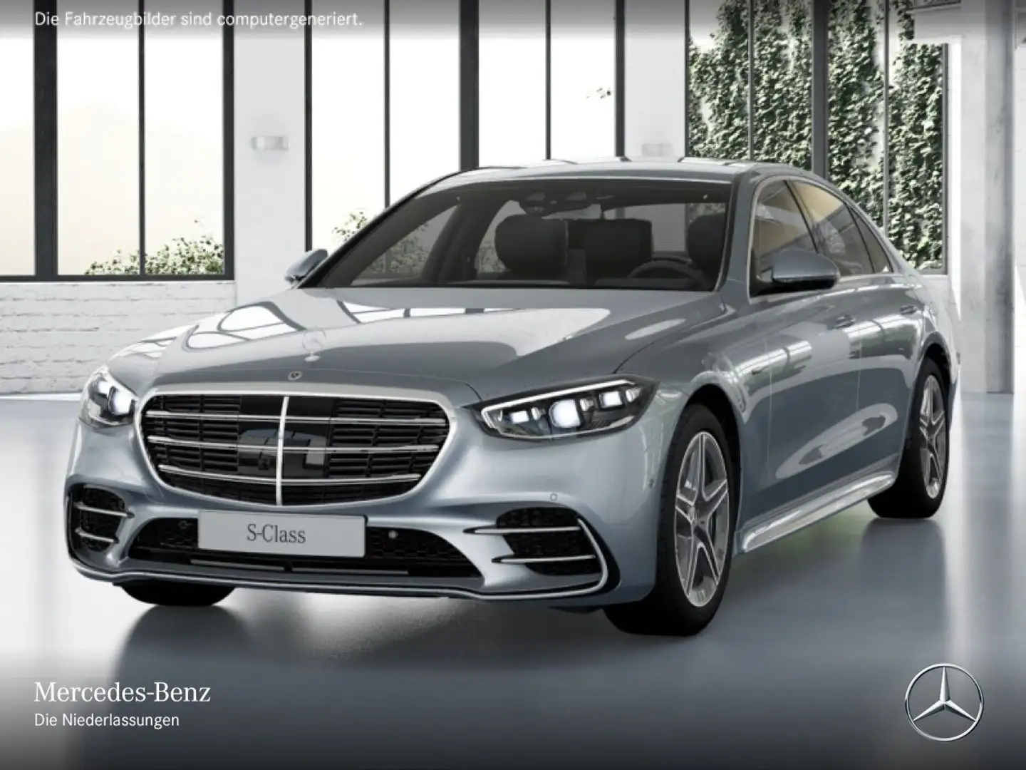 Mercedes-Benz S 600 S 580 e AMG+360+MULTIBEAM+BURMESTER3D+FAHRASS+19" Stříbrná - 2