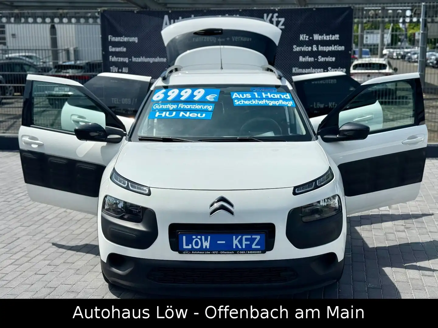 Citroen C4 Cactus Feel 1. HAND SCHECKHEFT SEHR GEPFLEGT Blanc - 1