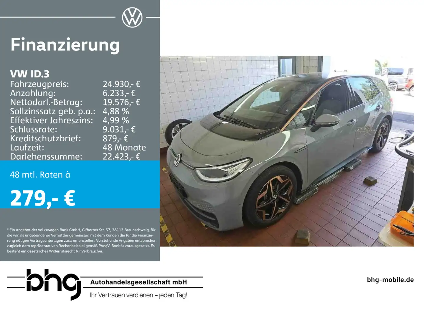 Volkswagen ID.3 Pro #HEAD-UP #Pano #Kamera #Keyless #Design Gris - 1