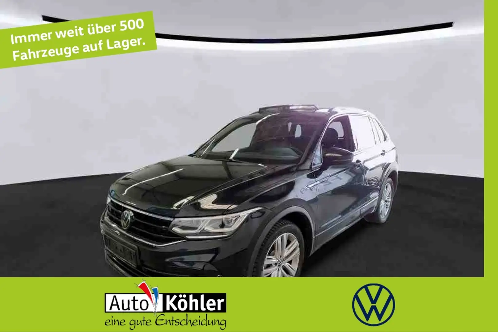 Volkswagen Tiguan R-Line TDi DSG 4M Black+CarPlay+Matrix Schwarz - 1