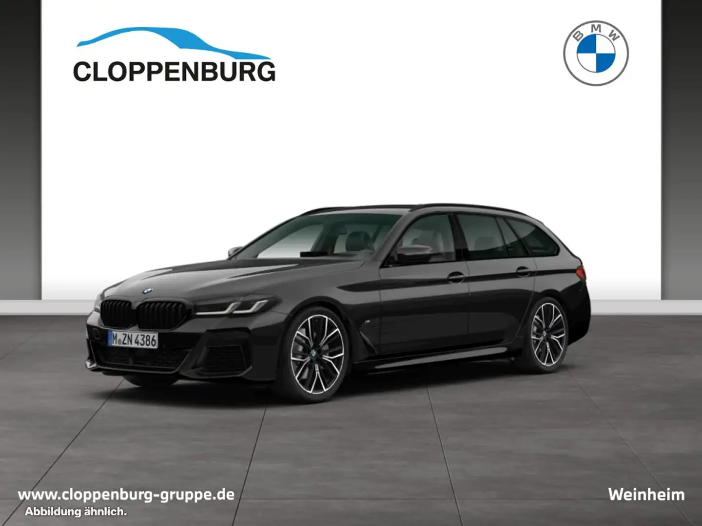 BMW 540 i xDrive Touring M Sportpaket AHK+Navi+Luft Czarny - 1