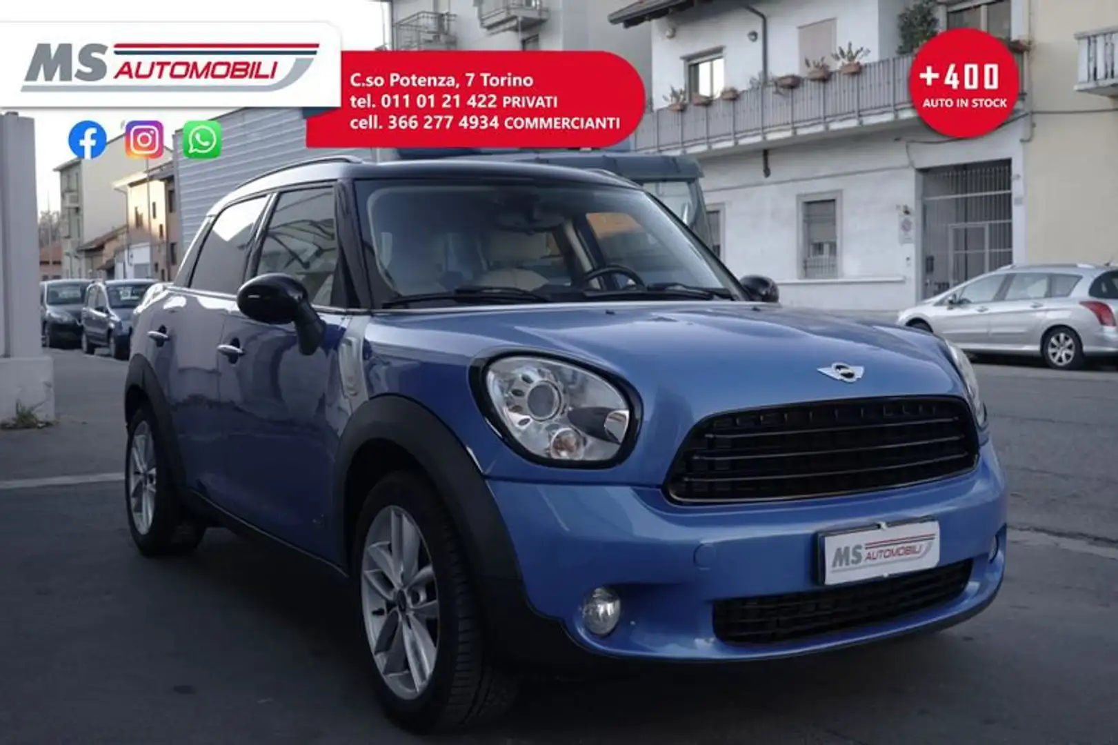 MINI Cooper D Countryman Mini Cooper D Countryman ALL4 Blu/Azzurro - 1