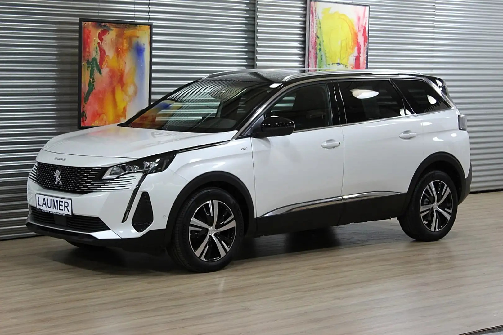 Peugeot 5008 BlueHDI 130 EAT8 GT +motorisierte Heckklappe/36... Blanc - 1