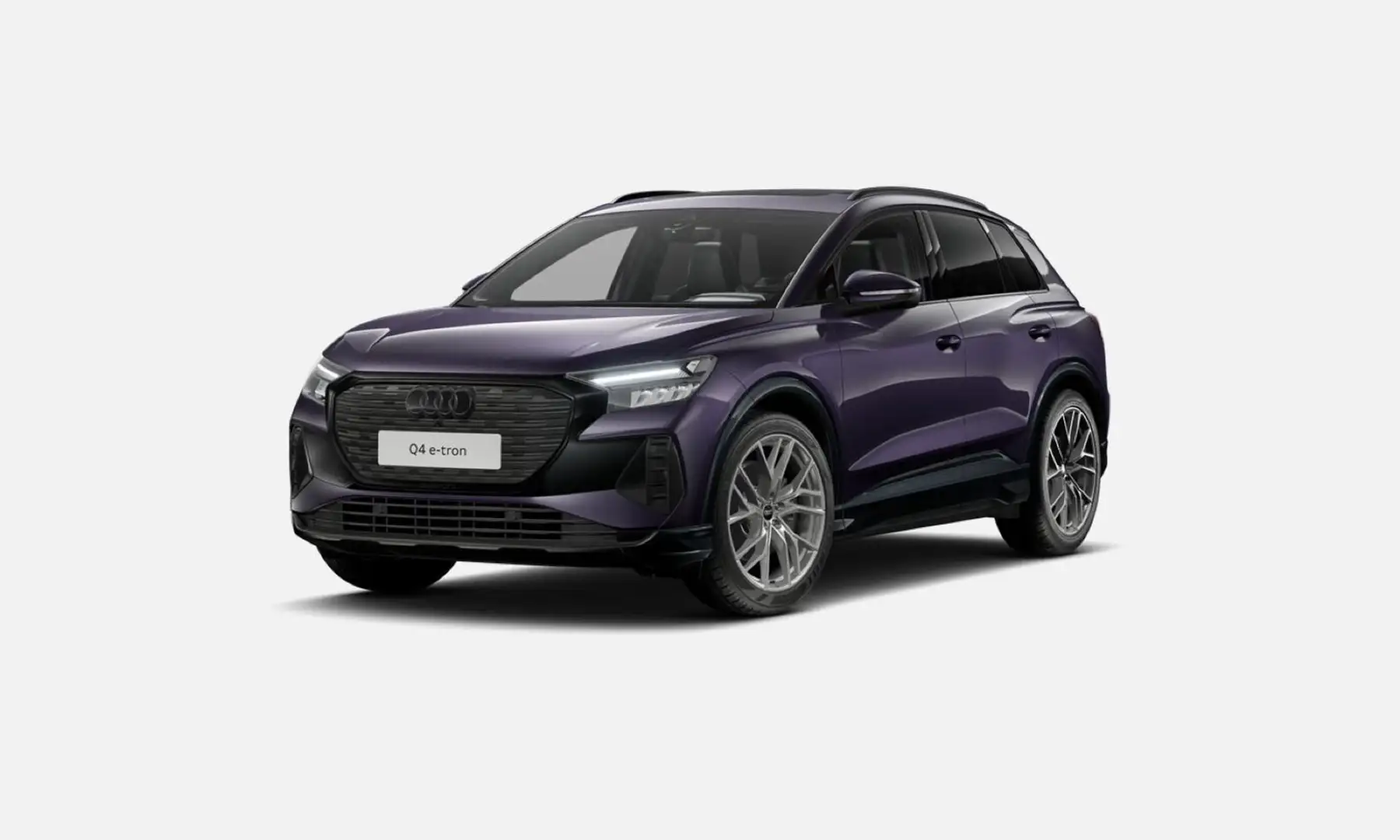 Audi Q4 e-tron 55 QUATTRO S LINE+WINTERRÄDER+AHK+PANO Violett - 2