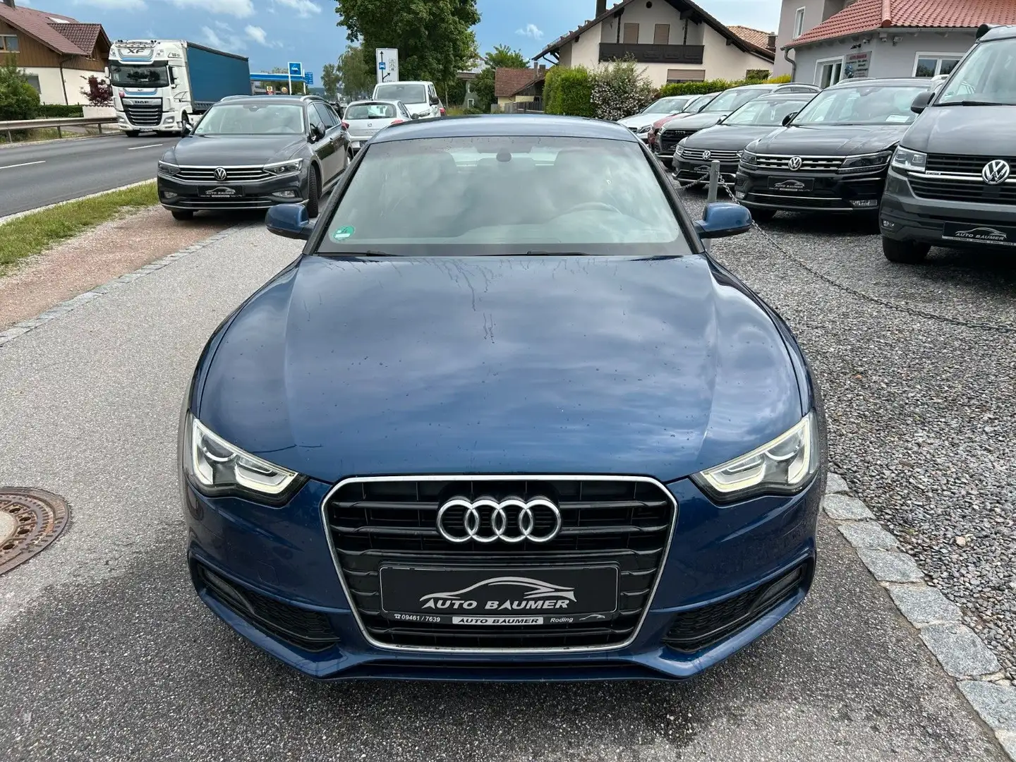 Audi A5 Sportback 1.8 TFSI S-Line Sport Plus*1 Hand* Blau - 2