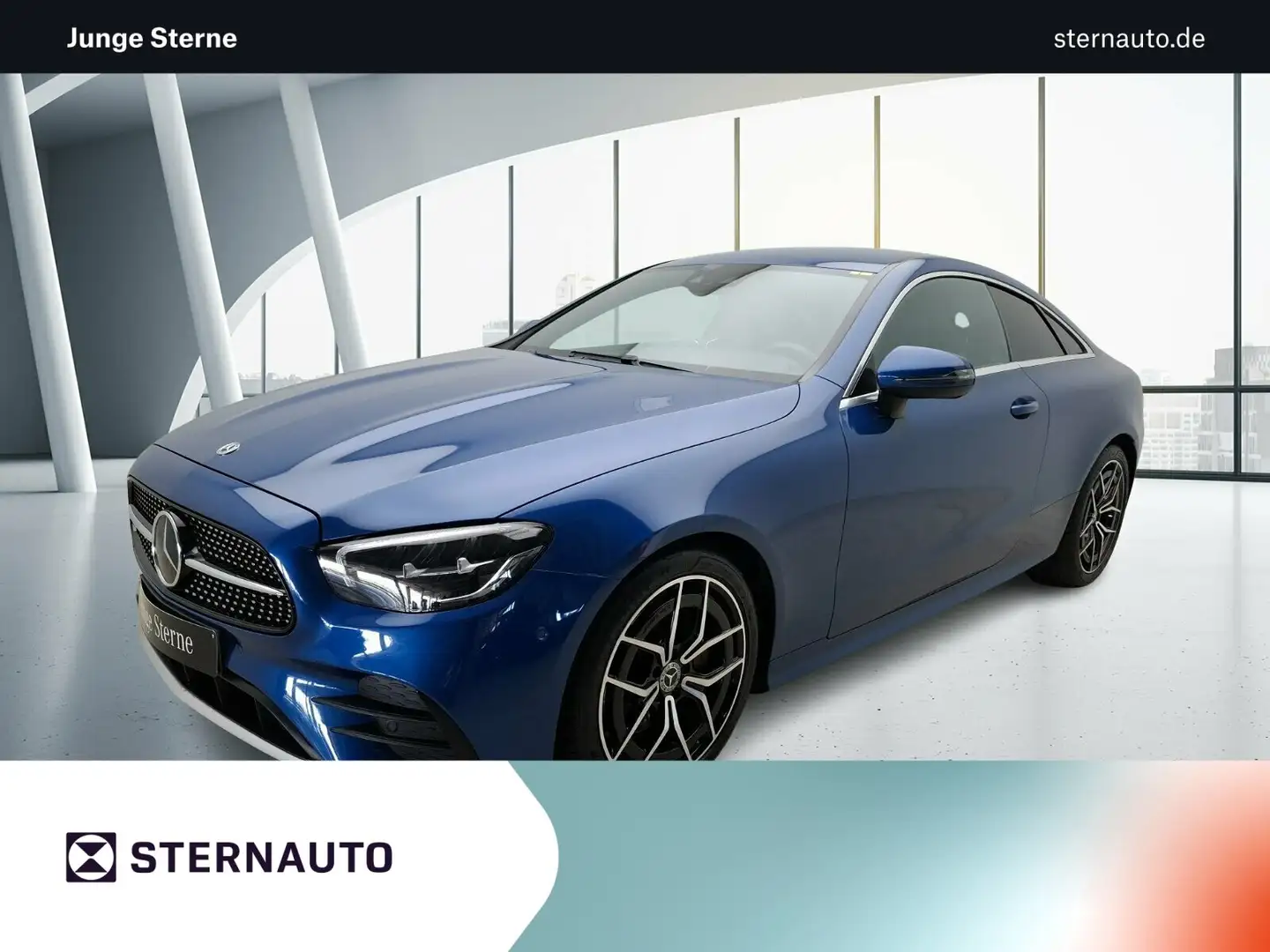 Mercedes-Benz E 200 E 200 Coupé AMG Distronic Burmester 19" Ambiente Blau - 1