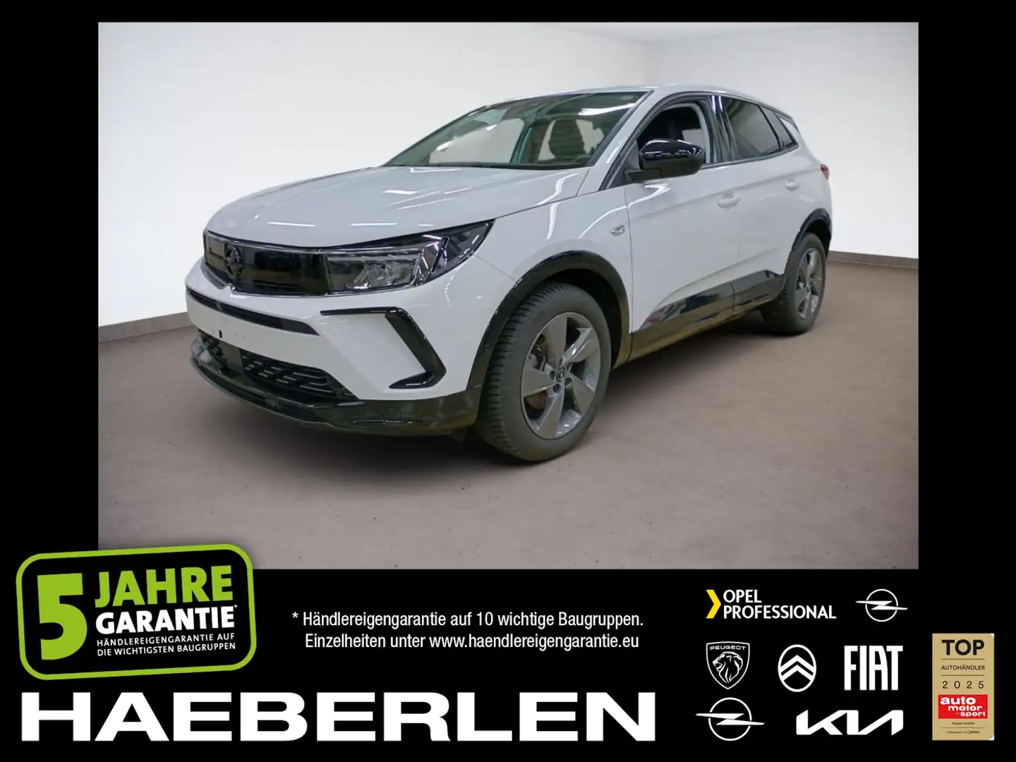 Opel Grandland 1.2 GS Line PDC SHZ LHZ Intelli-LUX Blanc - 1