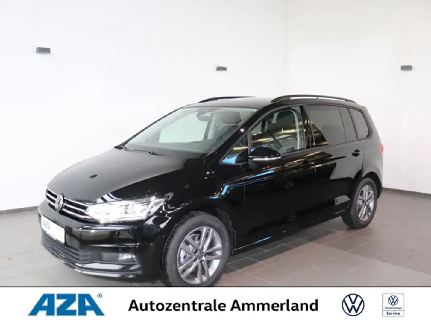 Volkswagen Touran Comfortline 1.5 TSI*DSG*7-Sitzer*AHK*NAVI*SIH*EPH Zwart - 1