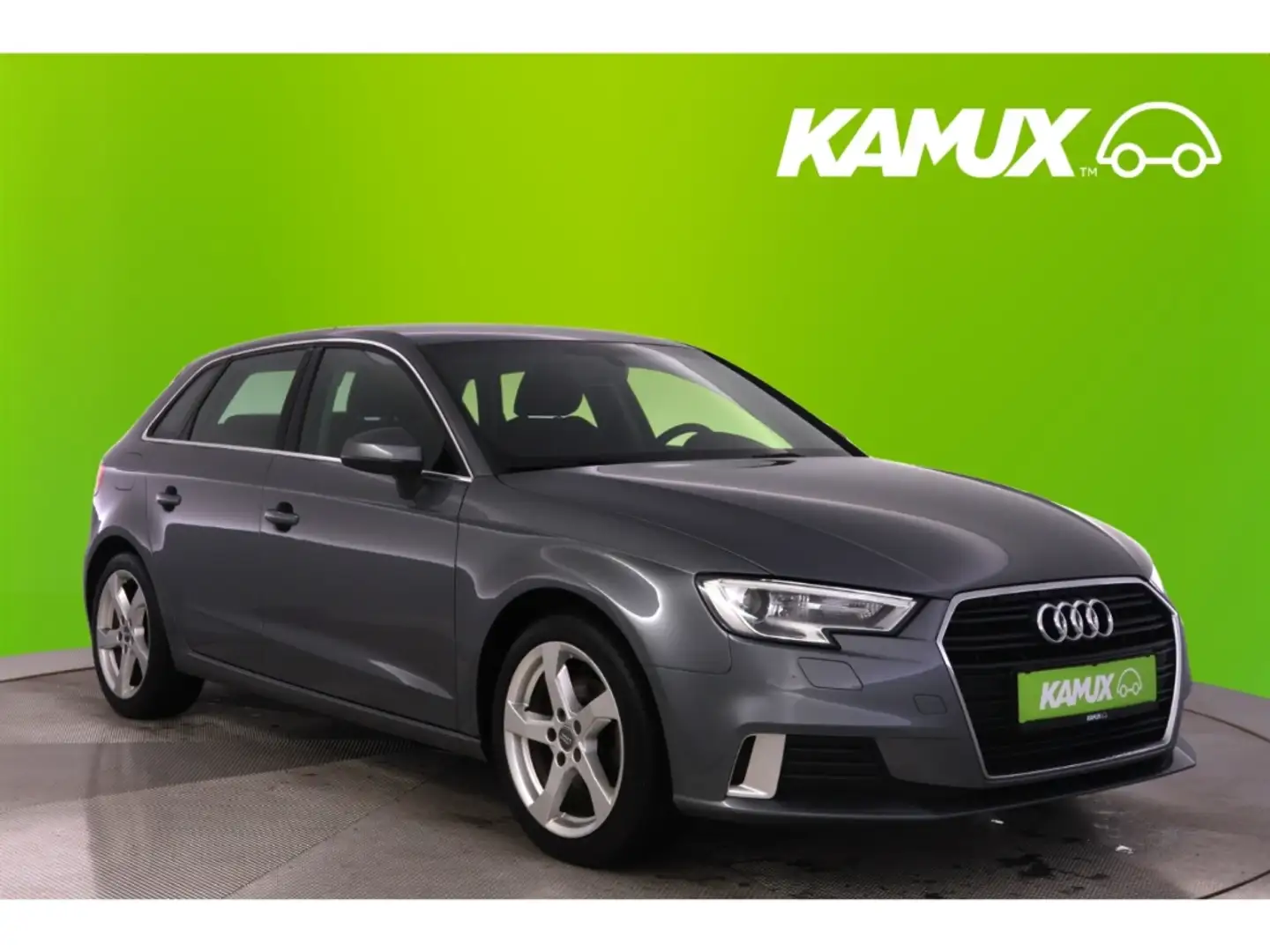 Audi A3 1.5TSI Sb sport+XENON+NAVI+PDC+SHZ+AHK Gris - 1