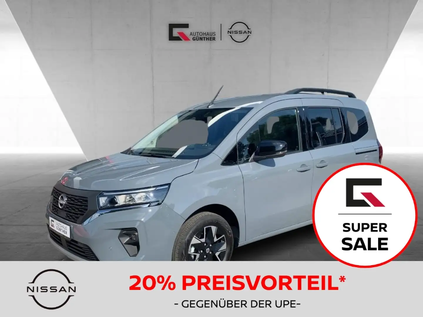 Nissan Townstar TEKNA Kombi L1 Winter/RFK/Carplay Grau - 1