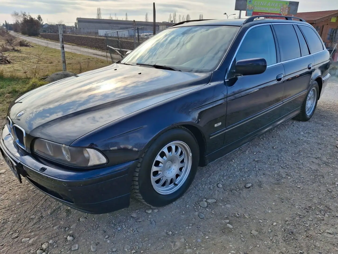 BMW 525 525d touring Österreich-Paket LEDER NAVI SITZHEIZ. Bleu - 2