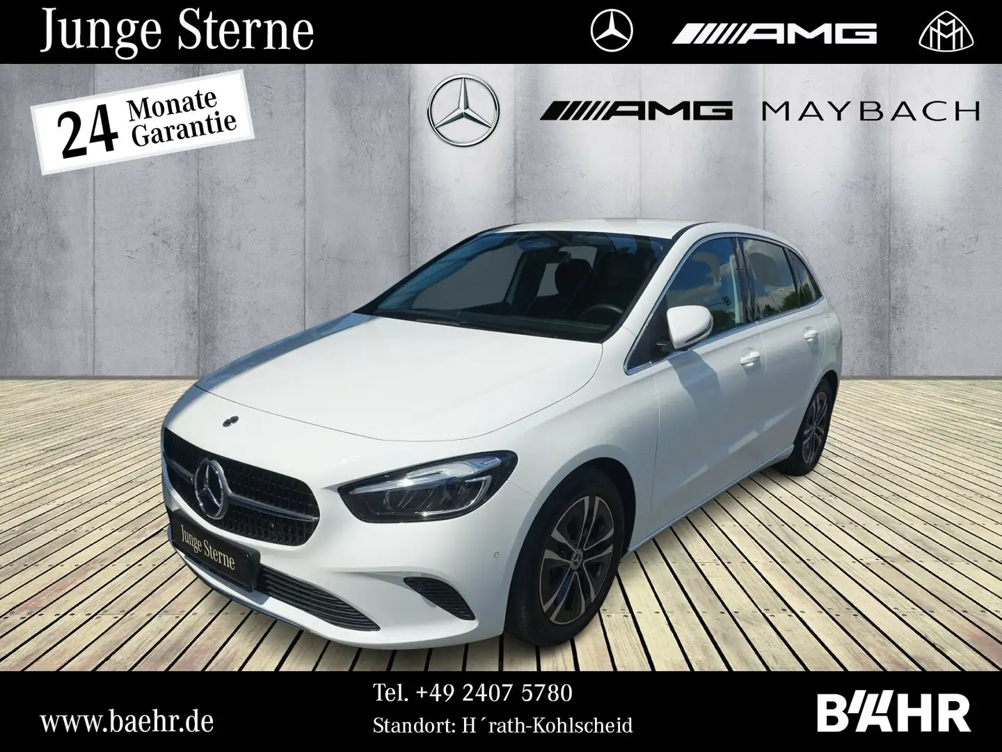 Mercedes-Benz B 200 B 200 Progressive/MBUX-Navi/LED/SHZ/RFK/LMR-17" Weiß - 1