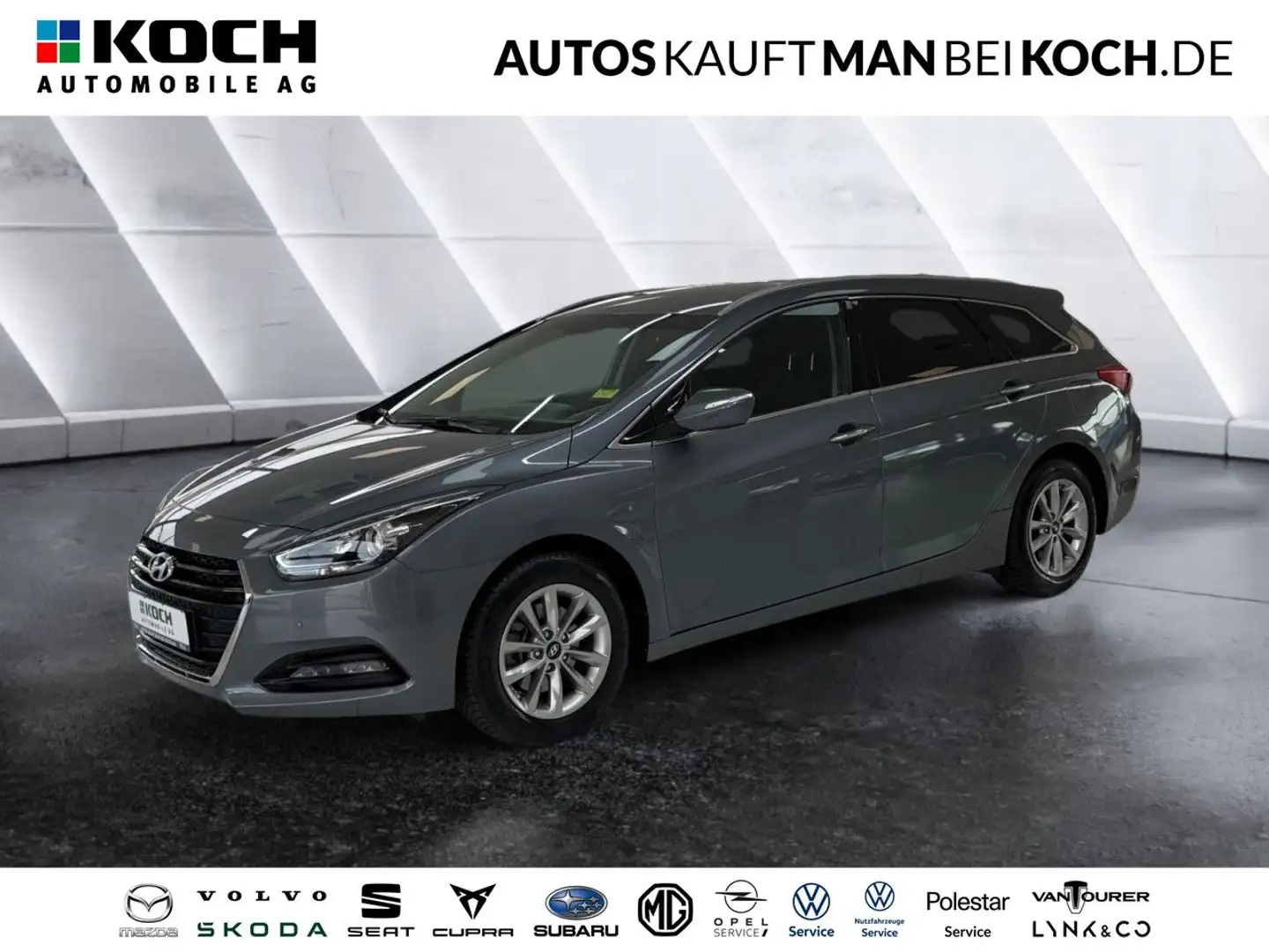 Hyundai i40 Kombi 1.6 GDI Trend Blue LED PDC SHZ LRH TEM Grau - 1