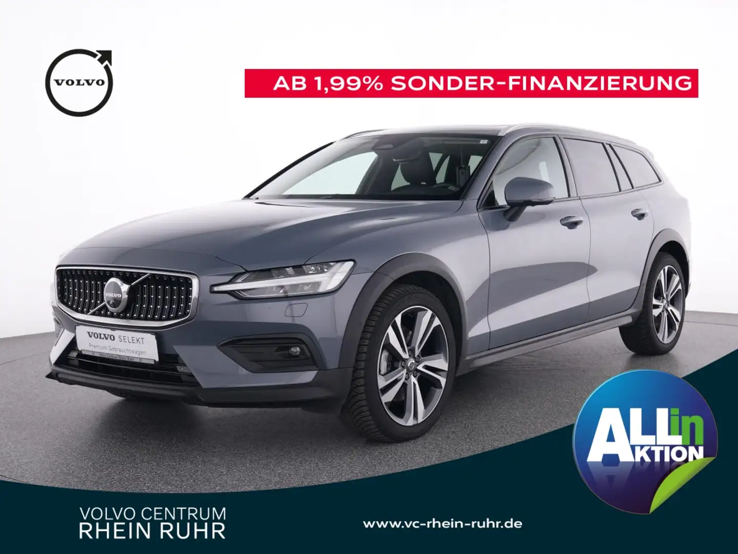 Volvo V60 Cross Country B4 D AWD Plus +GSSD+WP+STHZ+ Grau - 1