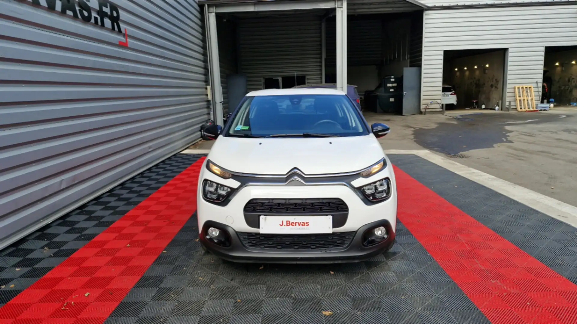 Citroen C3 Société BlueHDi 100 S&amp;S BVM6 Feel Nav Blanc - 2