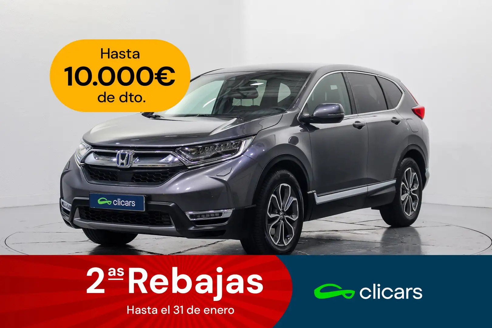 Honda CR-V 2.0 i-MMD Elegance Navi 4x2 Gris - 1