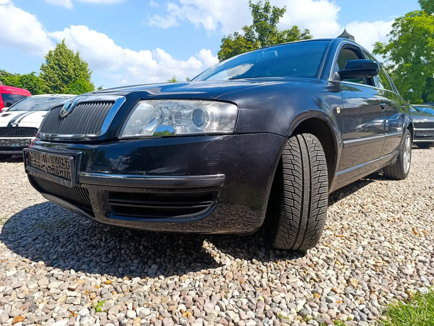 Skoda Superb Elegance-VOLLAUSSTATTUNG-1.HAND Negro - 2