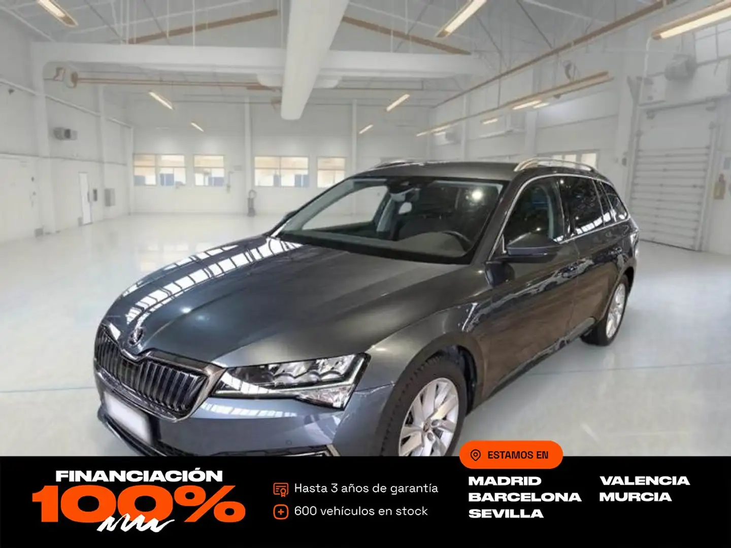 Skoda Superb Combi Style 1.4 TSI iV P-HEV DSG Gris - 1
