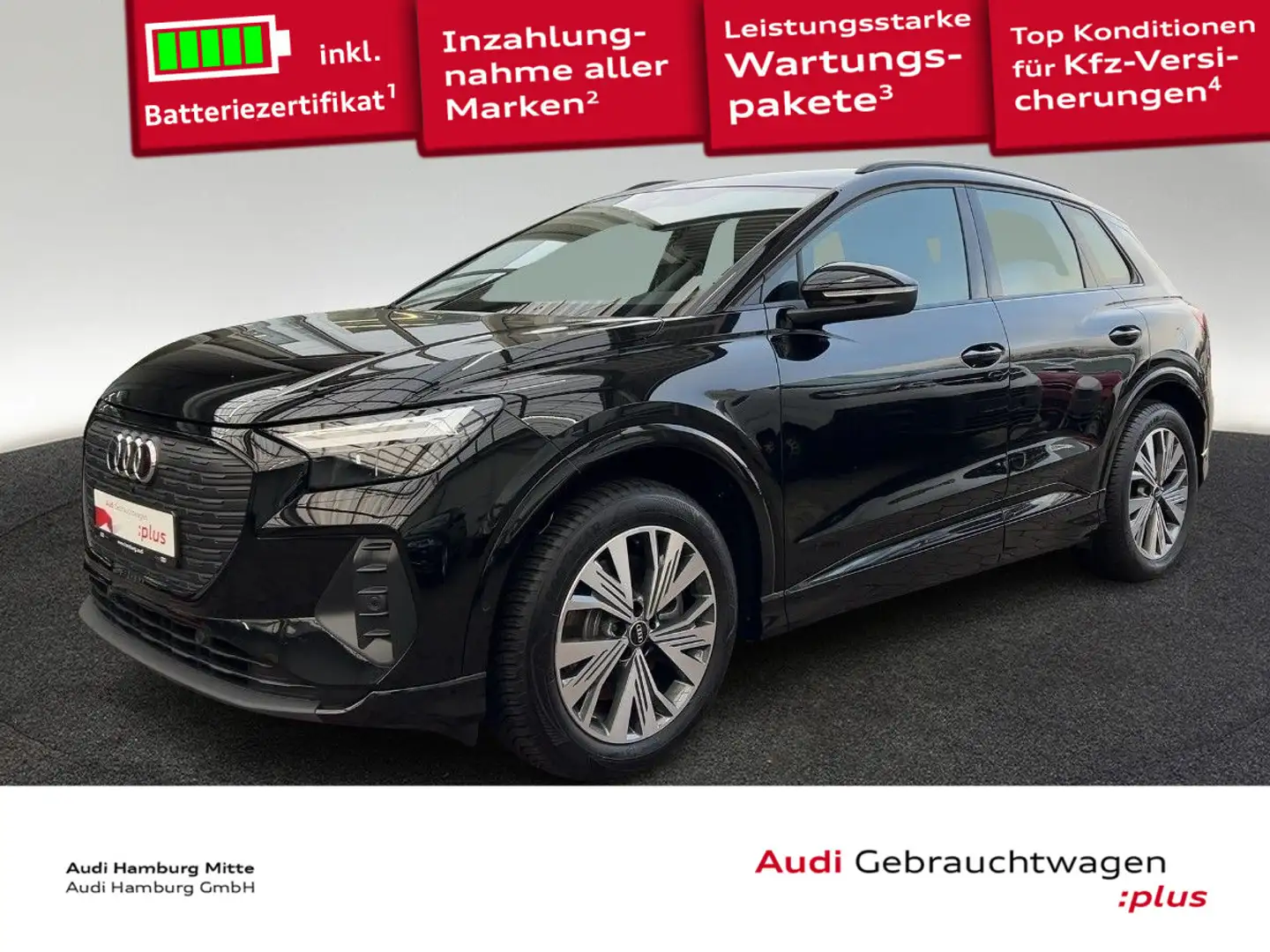 Audi Q4 e-tron Q4 40 e-tron 150 kW Navi Kamera Virtual PDC Schwarz - 1