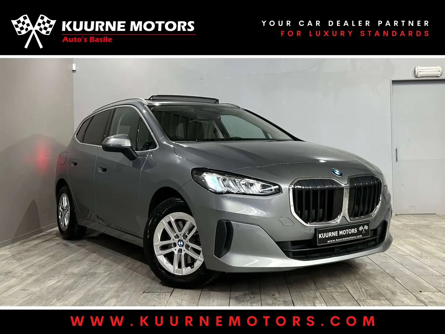 BMW 218 dA ActiveTourer Pano/Leder/Cam/Gps *1j garantie* Gris - 1